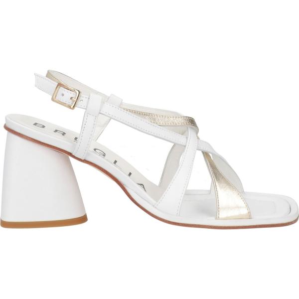 sandali in pelle Bruglia bianco