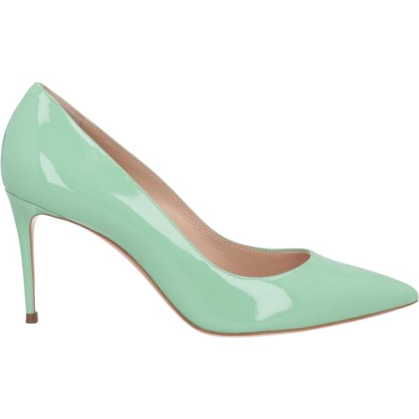 décolleté Casadei verde tinta unita