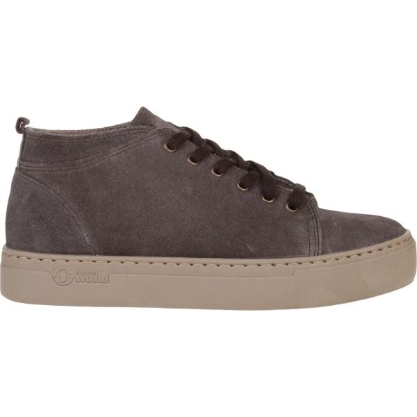 sneakers alte Natural World grigio tinta unita
