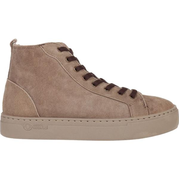 sneakers alte Natural World marrone tinta unita