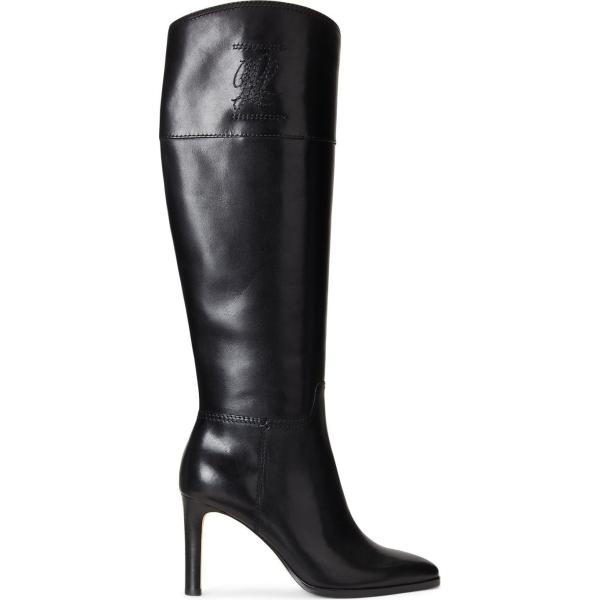stivali Lauren Ralph Lauren nero tinta unita