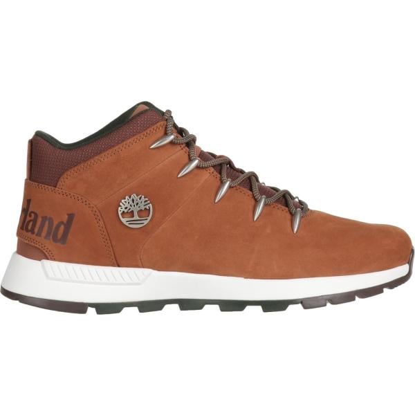 sneakers alte Timberland marrone tinta unita