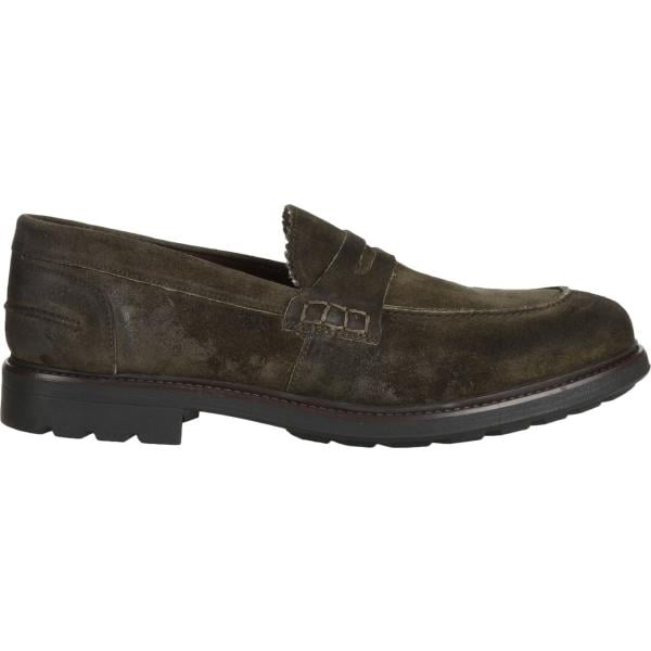 scarpe stringate CAFèNOIR verde tinta unita