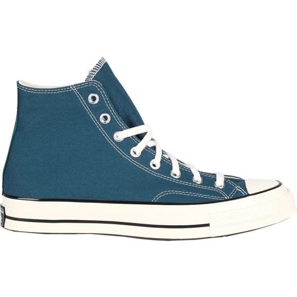 sneakers alte Converse verde tinta unita