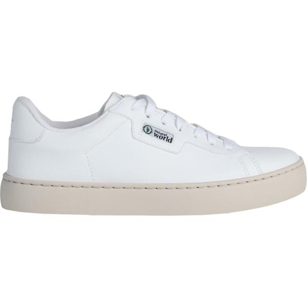 sneakers Natural World bianco tinta unita