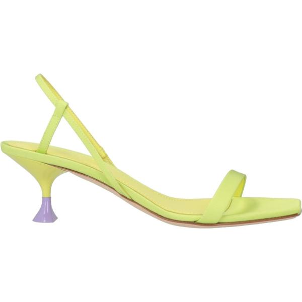 sandali in pelle 3Juin bianco tinta unita