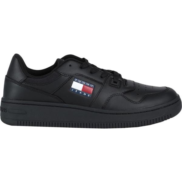 sneakers Tommy Jeans nero tinta unita