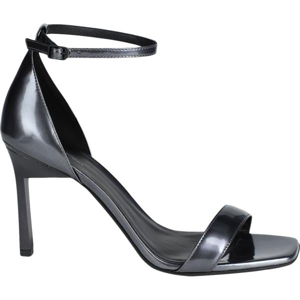 sandali in pelle Calvin Klein grigio tinta unita