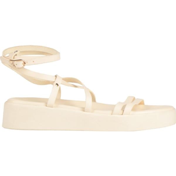 sandali in pelle Ancient Greek Sandals bianco tinta unita