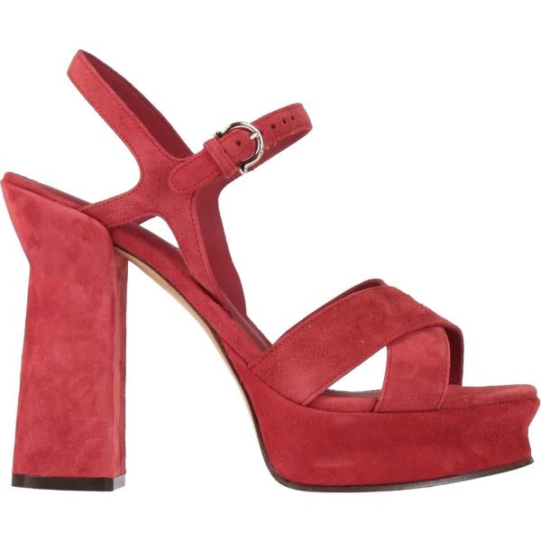 sandali in pelle Ferragamo rosso tinta unita