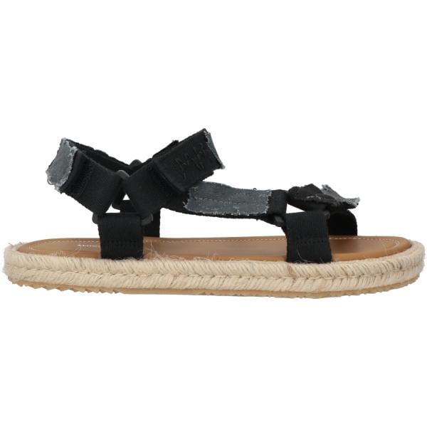Espadrillas da donna in bianco neve senza tacco a punta tonda Maison Margiela Maison Margiela