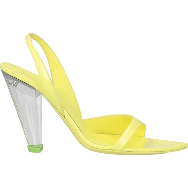 sandali in pelle 3Juin verde tinta unita