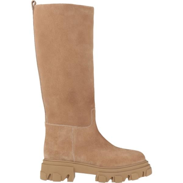 stivali GIA x PERNILLE TEISBAEK marrone tinta unita