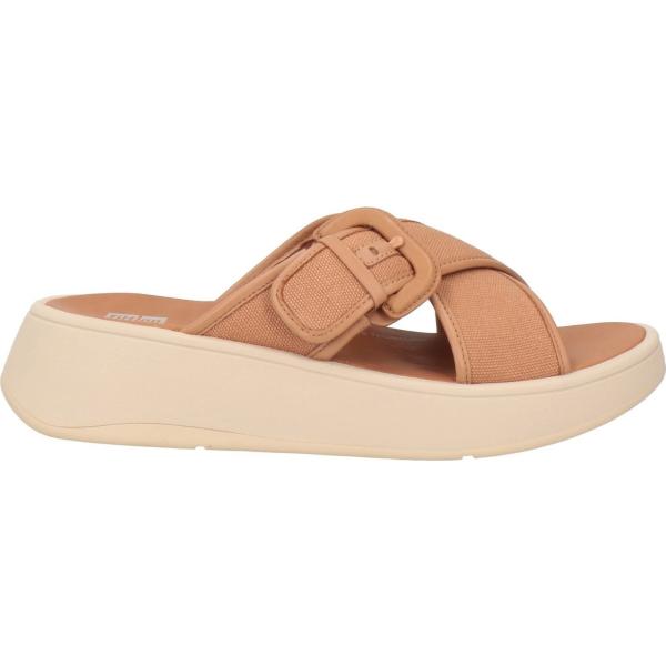sandali in pelle Fitflop marrone tinta unita