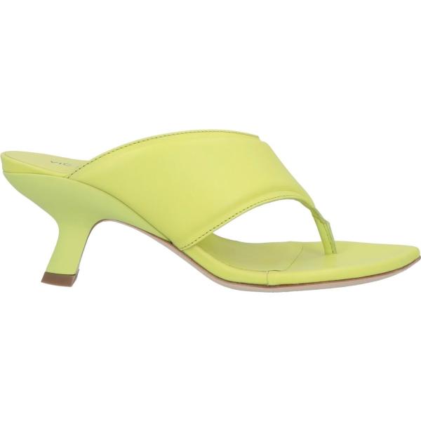 ciabatte da donna in bianco neve con tacco a punta in pelle Vic Matiē