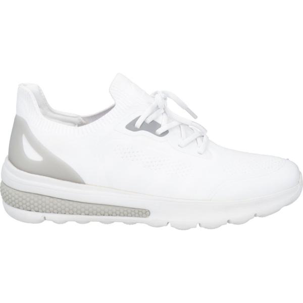 sneakers Geox bianco tinta unita
