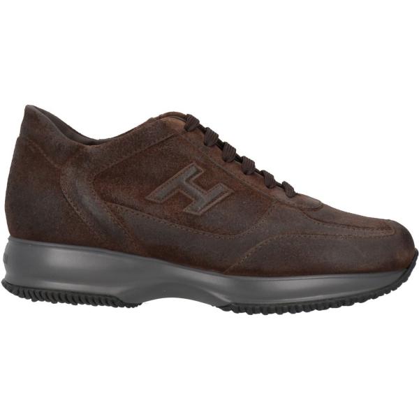 sneakers Hogan marrone tinta unita