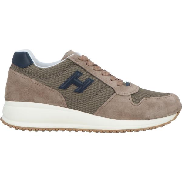 sneakers Hogan verde tinta unita