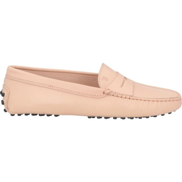 mocassini Tods bianco tinta unita