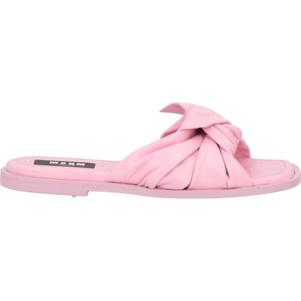 sandali in pelle Msgm bianco tinta unita