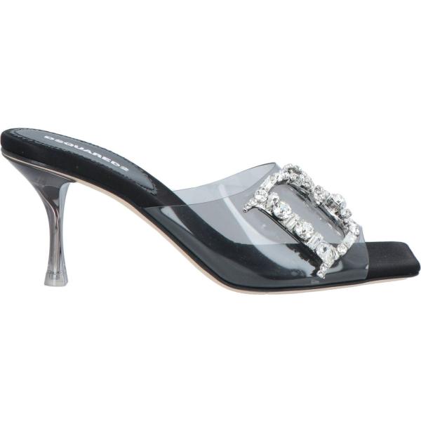 sandali in pelle Dsquared2 bianco tinta unita