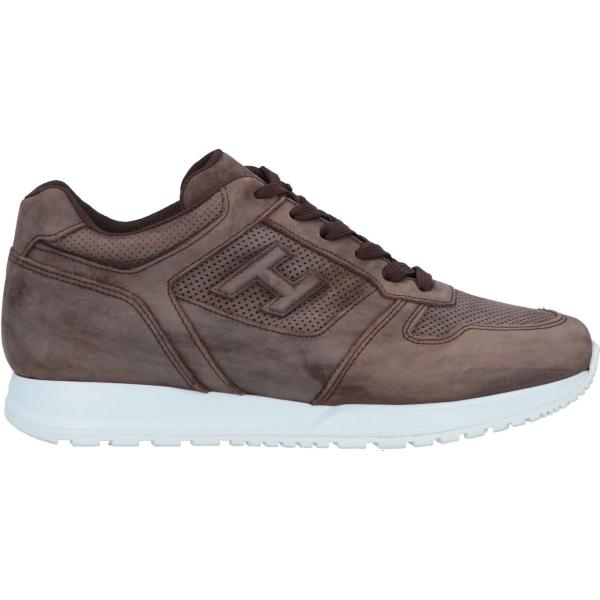 sneakers Hogan marrone tinta unita