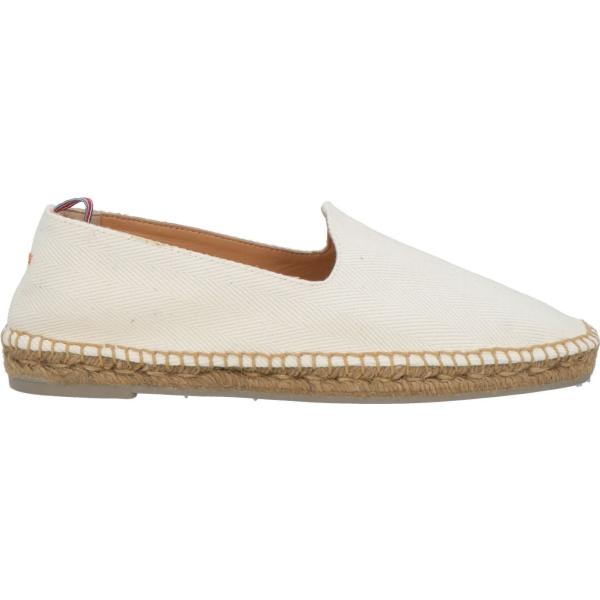 espadrillas Castañer bianco tinta unita
