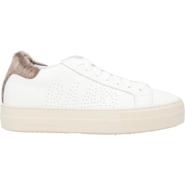 sneakers P448 bianco tinta unita