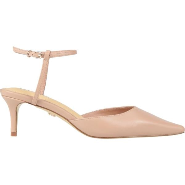 décolleté da donna in bianco neve con tacco rocchetto a punta con cinturino in pelle Lola Cruz