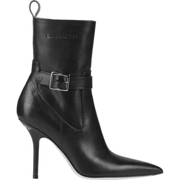 stivaletti Dsquared2 nero tinta unita