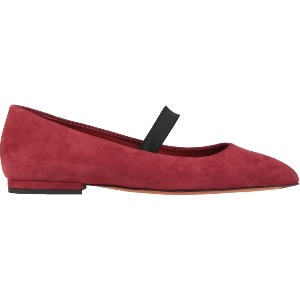 ballerine Santoni rosso tinta unita