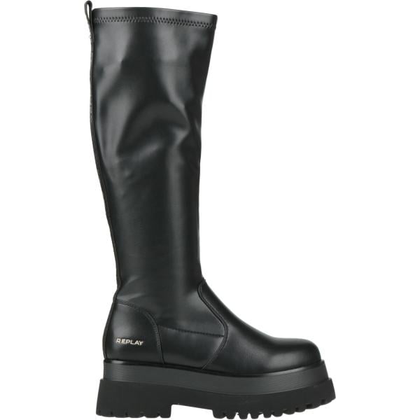 stivali Replay nero tinta unita