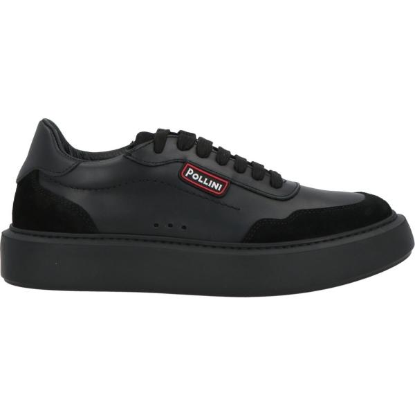 sneakers Pollini nero tinta unita
