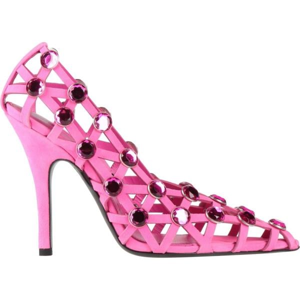 décolleté The Attico rosa tinta unita