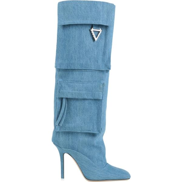 stivali The Attico blu tinta unita