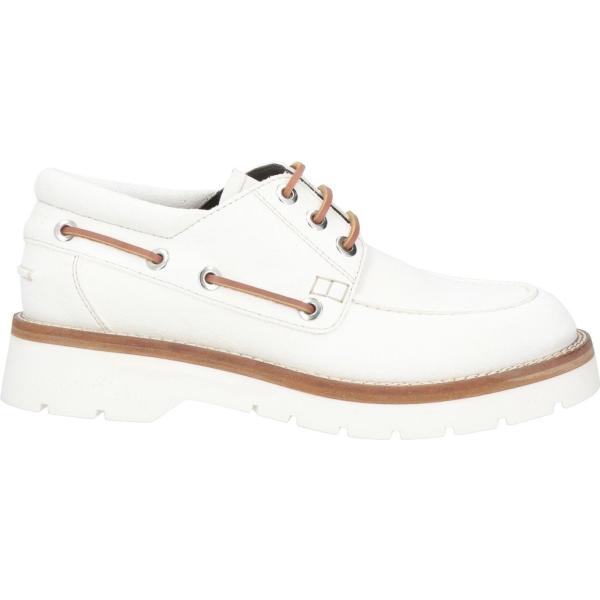 scarpe stringate Dsquared2 bianco tinta unita