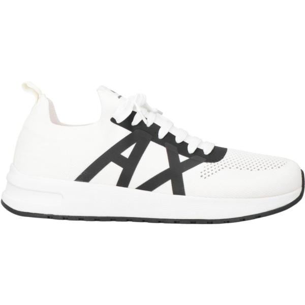 sneakers Armani Exchange bianco tinta unita