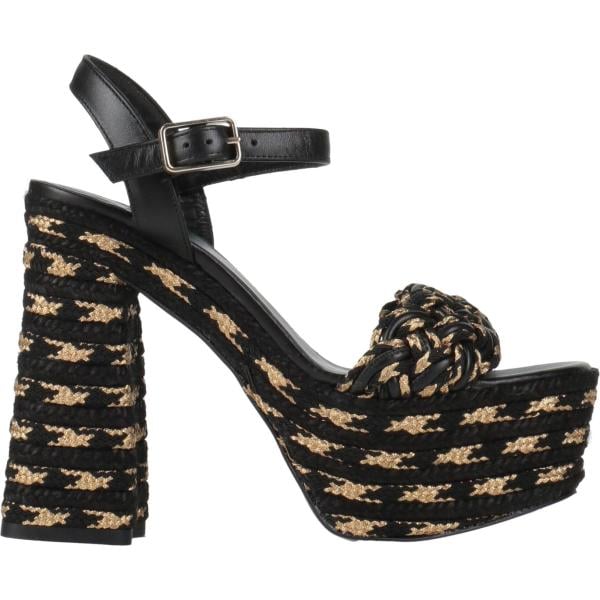 Espadrillas da donna in nero pece Castañer Castañer