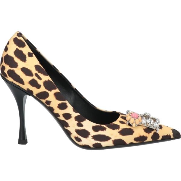 décolleté Dsquared2 bianco animalier