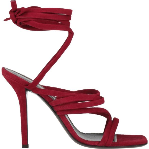 sandali in pelle PHILOSOPHY di LORENZO SERAFI... rosso tinta unita