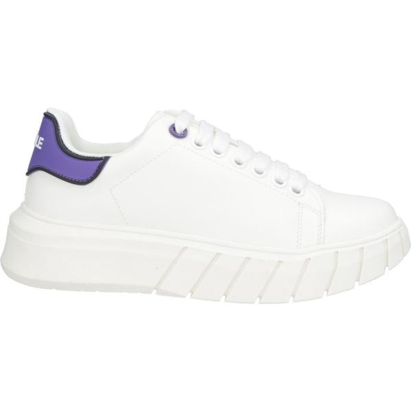 sneakers GAëLLE Paris bianco tinta unita