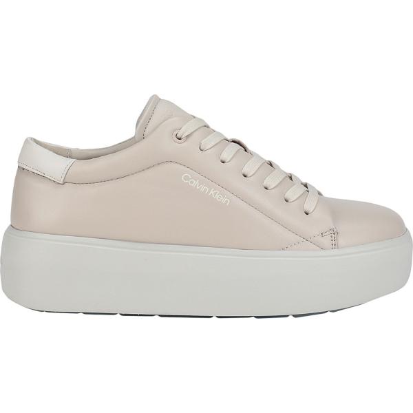sneakers Calvin Klein grigio tinta unita