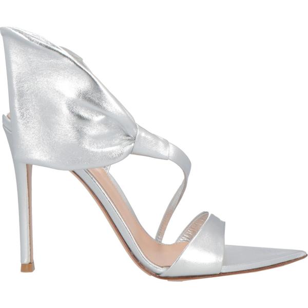 sandali in pelle Gianvito Rossi grigio tinta unita