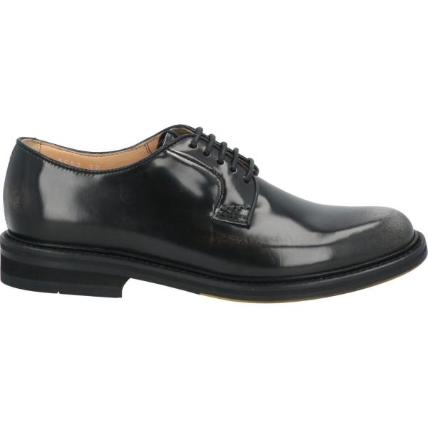 scarpe stringate Doucals nero tinta unita