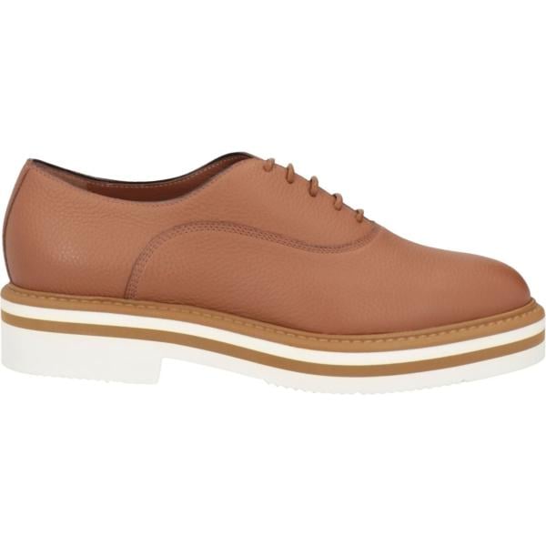 scarpe stringate Santoni marrone tinta unita