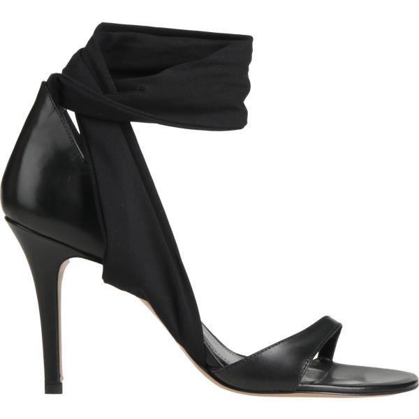 sandali in pelle Isabel Marant nero tinta unita