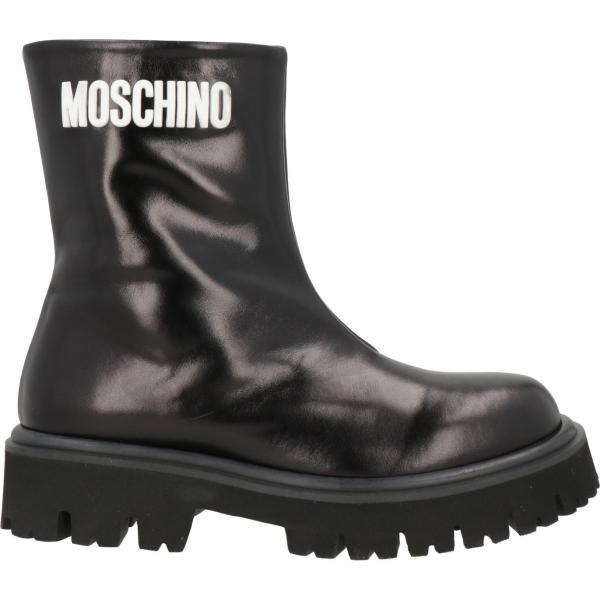 stivaletti Moschino nero tinta unita