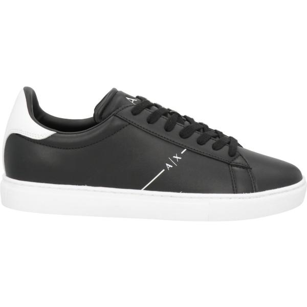 sneakers Armani Exchange nero tinta unita