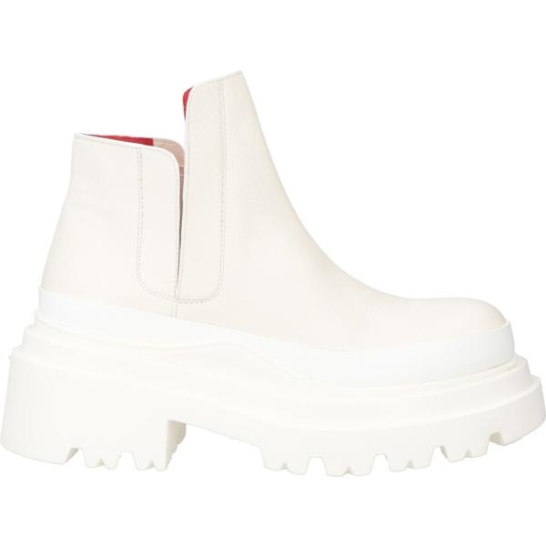 stivaletti Plan C bianco tinta unita