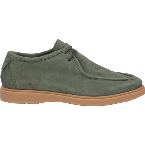 scarpe stringate Andrea Ventura Firenze verde tinta unita